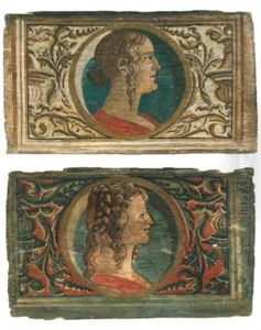 Ritratto Di Nobiluomo - Bildnis Eines Herrn (+ Ritratto Di Nobildonna - Bildnis Einer Dame; Pair) by Bonifacio Bembo