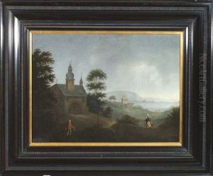Fluslandschaft Mit Einem Torhaus Fluslandschaft Mit Einem Torhaus