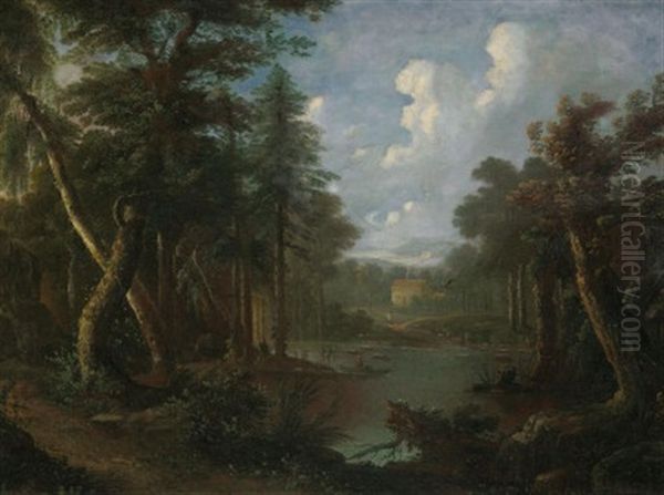 Oberitalienische Fluslandschaft - view 1