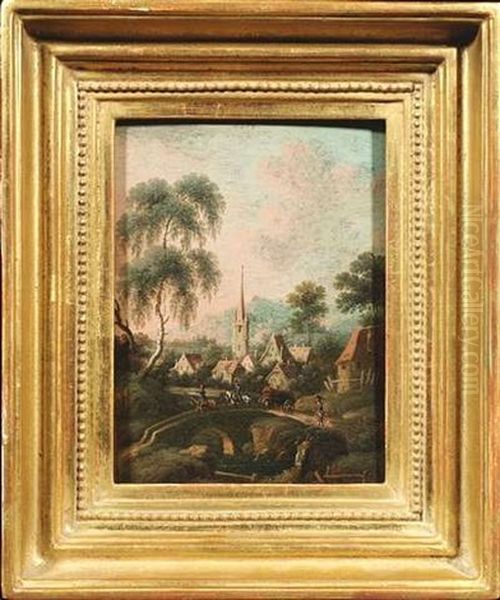 Landschaft Mit Einem Dorf - view 1
