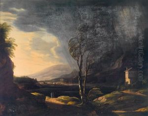 Berglandschaft Bei Sturm by Willem Van Bemmel