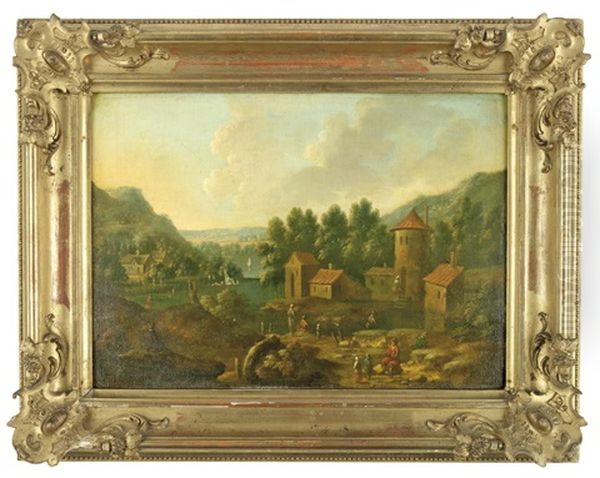 Landschaft Mit Figurlicher Staffage - view 1