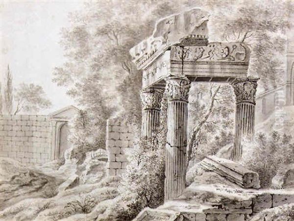 Landscape With Roman Ruins - view 1