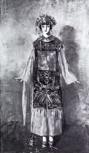 Yellow Jacket, Portrait Of Juliette Day by Ben Ali Haggin