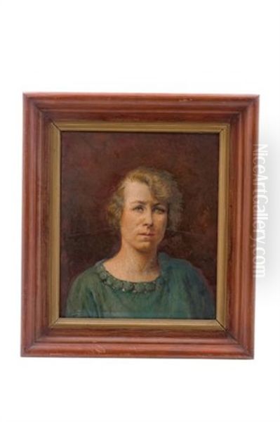 Retrato De Dama Con Vestido Verde - view 1