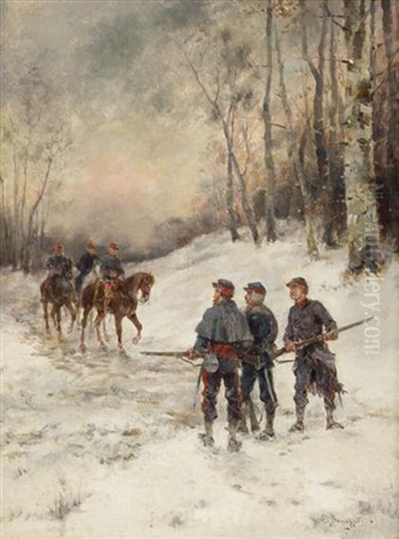 Approaching Cavalrymen - view 1