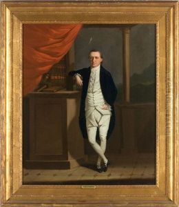 Portrait Of A Gentleman In His Library by Henry Benbridge