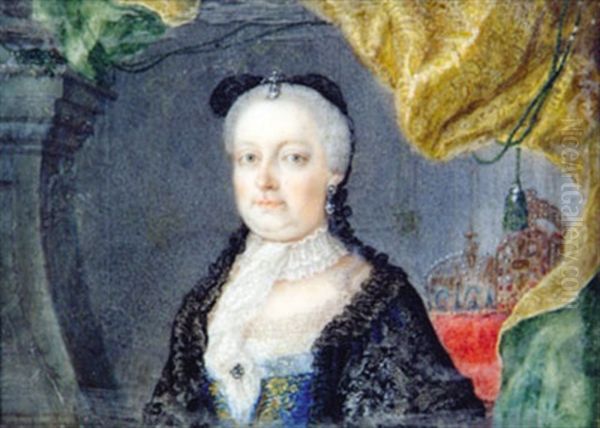 Kaiserin Maria Theresia In Witwentracht - view 1