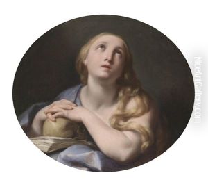Die Busende Heilige Maria Magdalena by Federico Bencovich