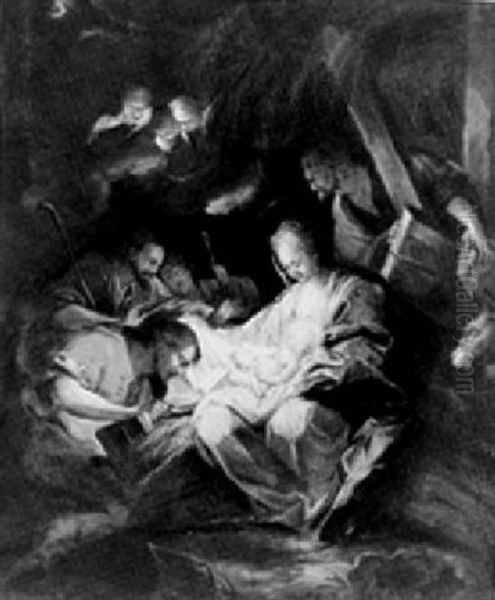 The Adoration Of The Shepherds by Federico Bencovich