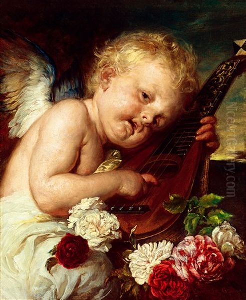 Music, Putto With Roses (scherzo) - view 1