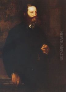 Diplomata Portreja (portrait Of A Diplomat) by Gyula Benczur