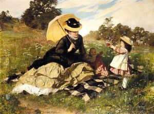 Sommer Picknick (summer Picnic) by Gyula Benczur