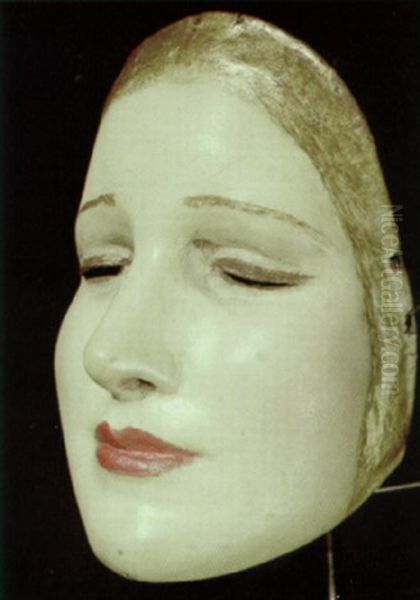 Mask: Placid Woman, Golden Hair - view 1
