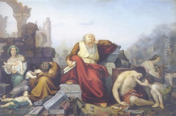 Jeremias Auf Den Trummern Jerusalems - view 1