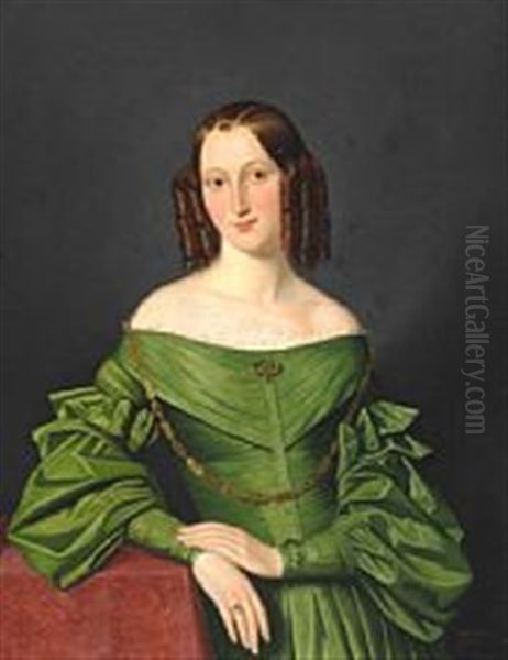 Portrait Of Countess Schulin (nee Holck) - view 1