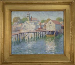 Dock Scene, Provincetown by Gerrit Beneker