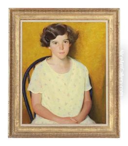 Portrait Of Peggie Polk by Gerrit Beneker