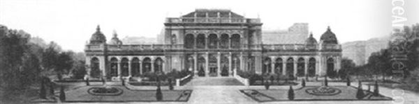 Der Kursalon Von Der Gartenseite - view 1