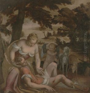 The Death Of Adonis by Luigi [Alvise] (Dal Friso) Benfatto