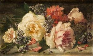 Bodegon De Flores by Blas Benlliure Gil