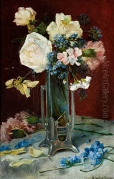 Jarron Con Flores - view 1