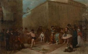 Les Saltimbanques by Jose Benlliure Y Gil