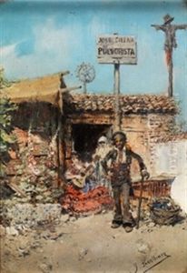 Polvorista by Jose Benlliure Y Gil