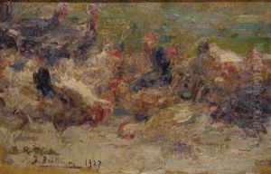 Gallinas by Jose Benlliure Y Gil