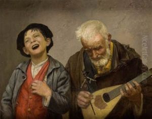 Cantores Ambulantes by Jose Benlliure Y Gil
