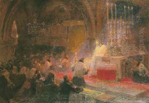 Fiesta Del Corpus by Jose Benlliure Y Gil