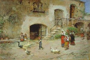 Ruckkehr Vom Felde by Jose Benlliure Y Gil