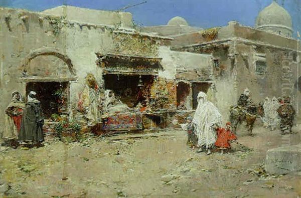 An Arab Street Market - view 1