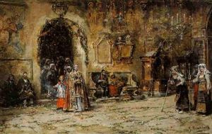 A Procession by Jose Benlliure Y Gil