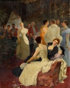 En El Baile by Juan Antonio Benlliure y Gil