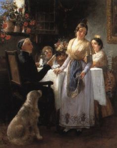 The Letter by Juan Antonio Benlliure y Gil