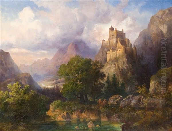Schlos Werfen In Tyrol - view 1