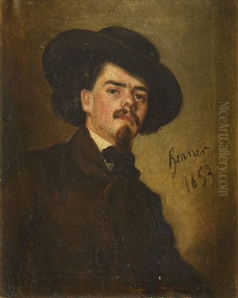 Portrait D"artiste Au Chapeau Et A La Redingote - view 1