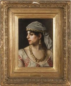 Femme Orientale Avec Bijoux