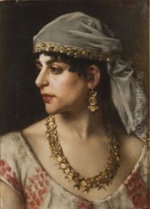 Femme Orientale Avec Bijoux