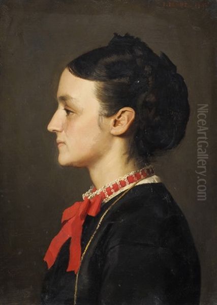 Frauenportrait Im Profil - view 1