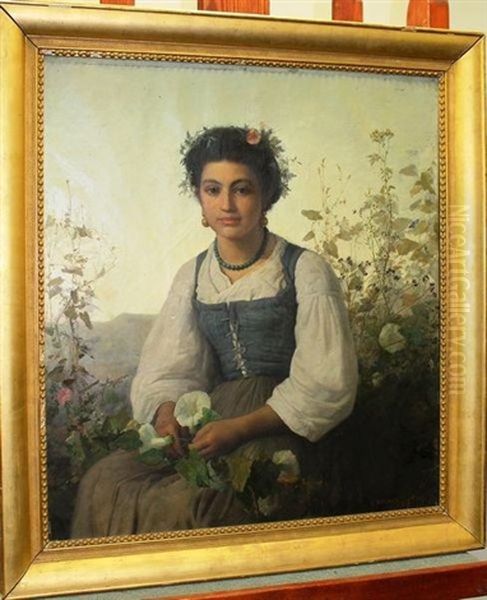 Jeune Fille Des Champs Ou Allegorie Du Printemps - view 1