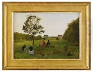 Herrskap Vid Ekolsunds Slott by Carl Stefan Bennet
