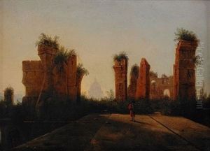 Kejsar Palatsets Ruiner Pa Monte Palatino I Rom
