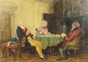The Card Players by Frank Moss Bennett