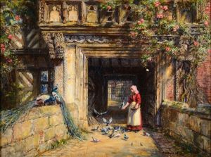 At Moreton Old Hall (cheshire)