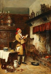 Preparing The Omelette by Frank Moss Bennett