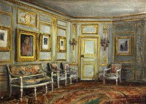 An Interior At Fontainebleau An Interior At Fontainebleau