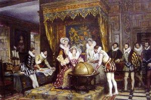 L'audience De La Reine by Frank Moss Bennett