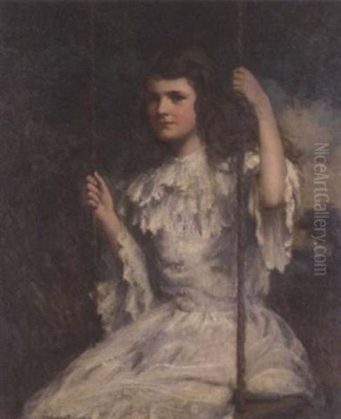 A Girl On A Swing - view 1